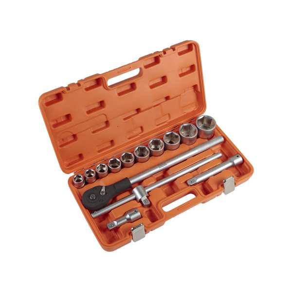 Juego de llaves de vaso y accesorios 3/4" 14 piezas ORANGE ALYCO