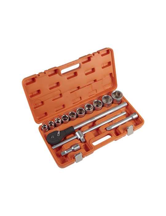 Juego de llaves de vaso y accesorios 3/4" 14 piezas ORANGE ALYCO