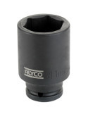 Llave de vaso de impacto larga 3/4" 60 mm ALYCO