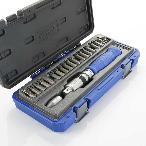 Juego de destornillador de impacto 1/2" con 21 piezas en estuche ALYCO