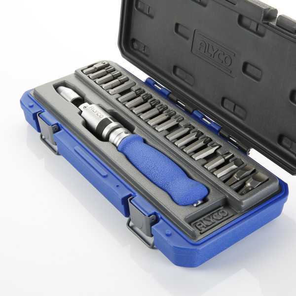 Juego de destornillador de impacto 1/2" con 21 piezas en estuche ALYCO