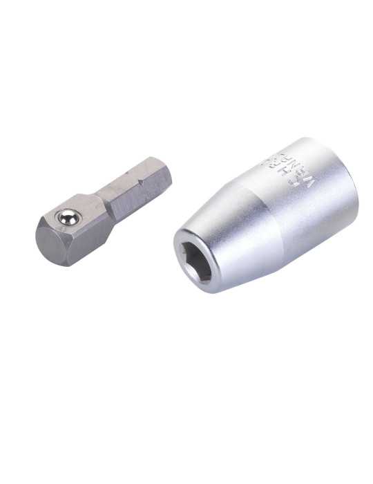 Juego de destornillador de impacto 1/2" con 21 piezas en estuche ALYCO
