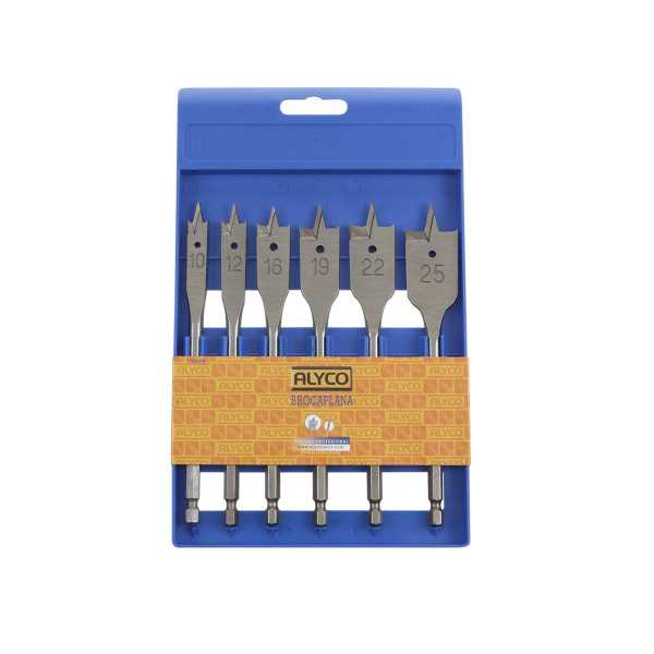 Juego de brocas planas 11 piezas ALYCO
