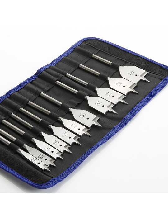 Juego de brocas planas 11 piezas ALYCO