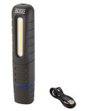 Linterna recargable abatible bifocal 10W COB IP65 ALYCO