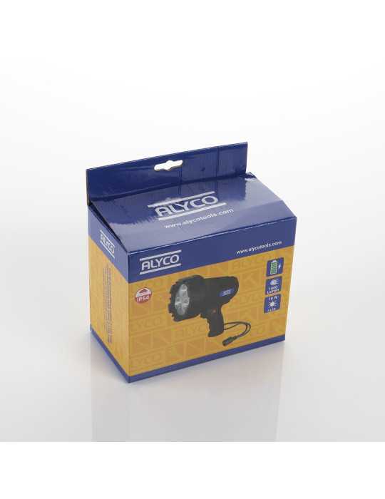Foco recargable 10W LED con mango ALYCO