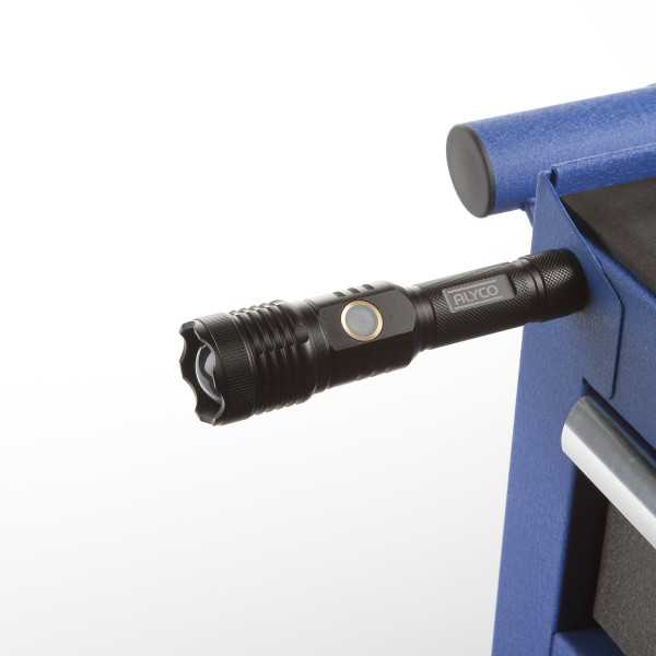 Linterna tubular aluminio recargable 10W IP44 ALYCO