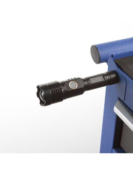 Linterna tubular aluminio recargable 10W IP44 ALYCO