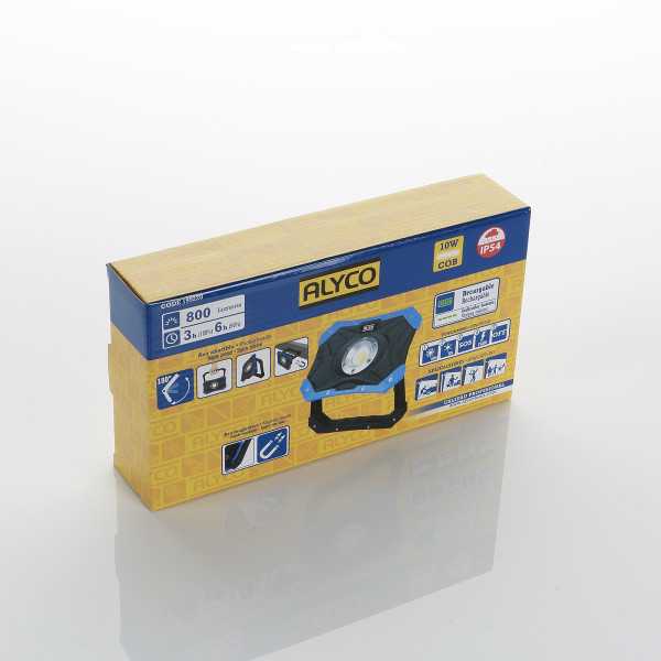 Foco recargable magnético 10W COB IP54 ALYCO