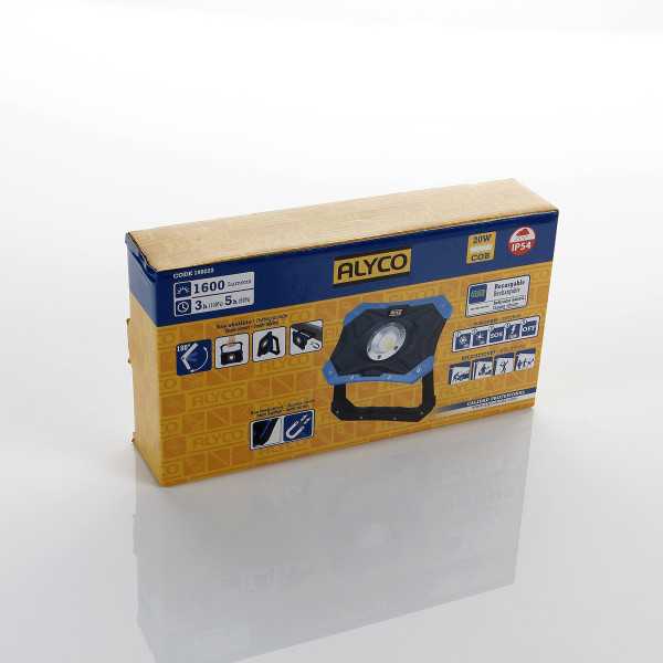 Foco recargable magnético 20W COB IP54 ALYCO