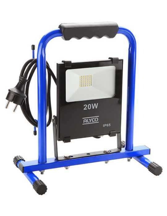 Proyector inclinable extrafino 20W SMD IP65 ALYCO