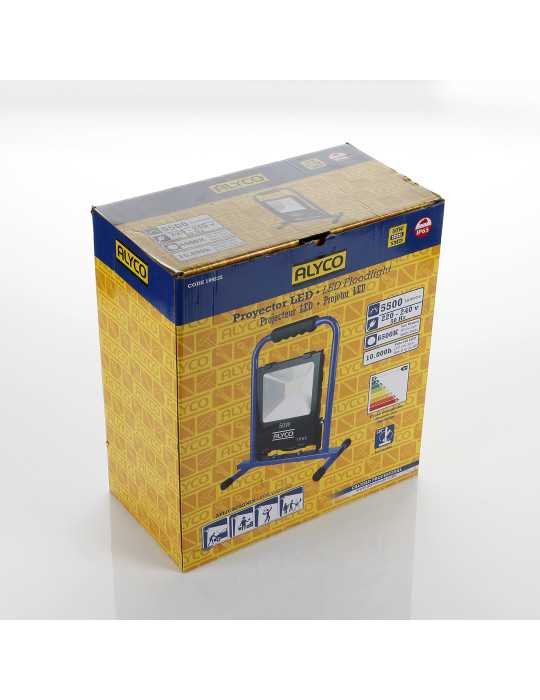 Proyector inclinable extrafino 50W SMD IP65 ALYCO