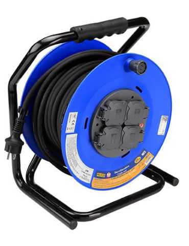 Enrollacables 25 m cable 3x2,5 IP44 ALYCO 2