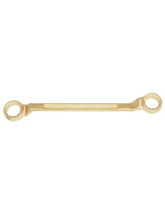 Llave de estrella acodada antichispa Al-Br 25x28 mm ALYCO