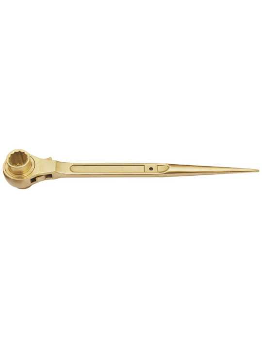 Llave de carraca de andamio antichispa Al-Br 14x17 mm ALYCO