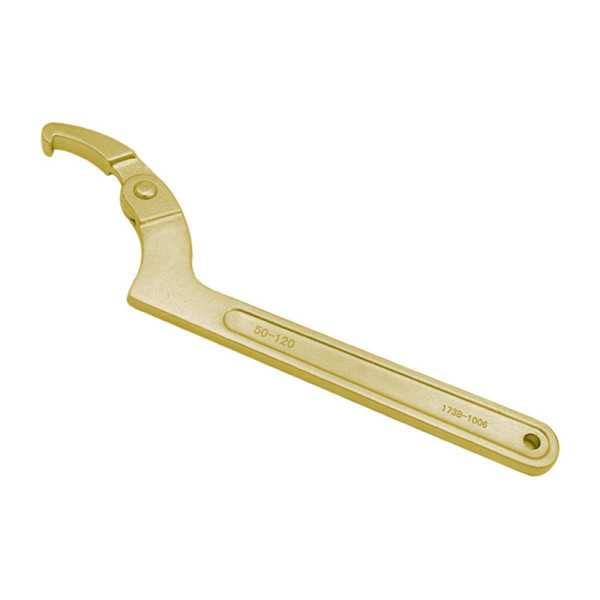 Llave de gancho articulada antichispa Al-Br 50-120 mm ALYCO