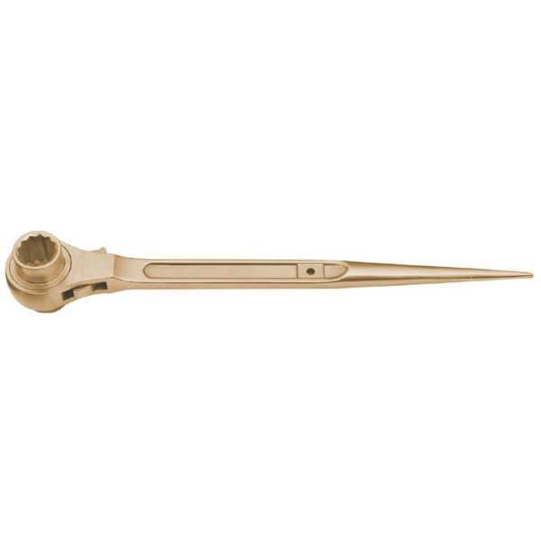 Llave de carraca de andamio antichispa Cu-Be 19x22 mm ALYCO