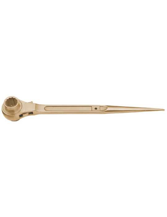 Llave de carraca de andamio antichispa Cu-Be 22x24 mm ALYCO