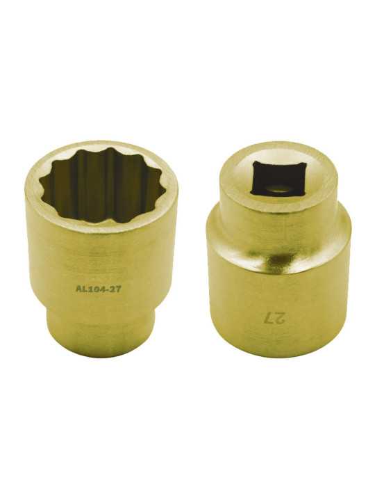 Llave de vaso 1/2" antichispa Al-Br 28 mm ALYCO
