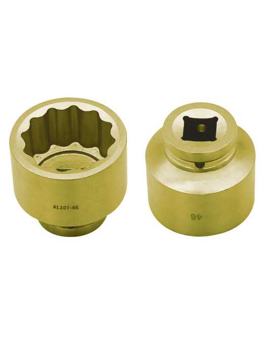 Llave de vaso de impacto 3/4" antichispa Al-Br 32 mm ALYCO