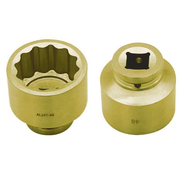 Llave de vaso de impacto 3/4" antichispa Al-Br 41 mm ALYCO