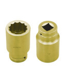 Llave de vaso de impacto larga 3/4" antichispa Cu-Be 22 mm ALYCO