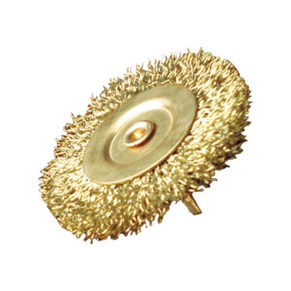 Cepillo circular con vástago antichispa cobre Ø75 mm ALYCO