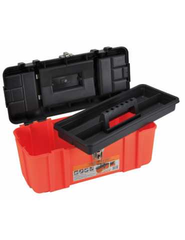 Caja de plástico con bandeja interior 425x395x590 mm ALYCO ORANGE