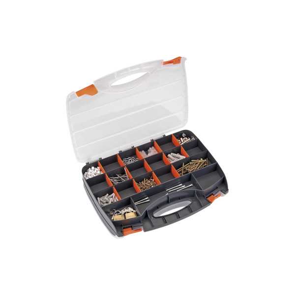 Organizador doble para consumibles 380x290x80 mm ALYCO