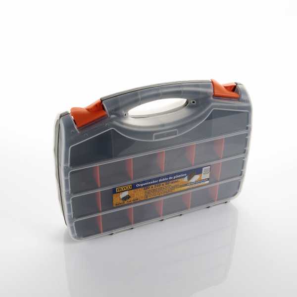 Organizador doble para consumibles 380x290x80 mm ALYCO