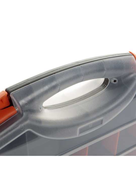 Organizador doble para consumibles 380x290x80 mm ALYCO
