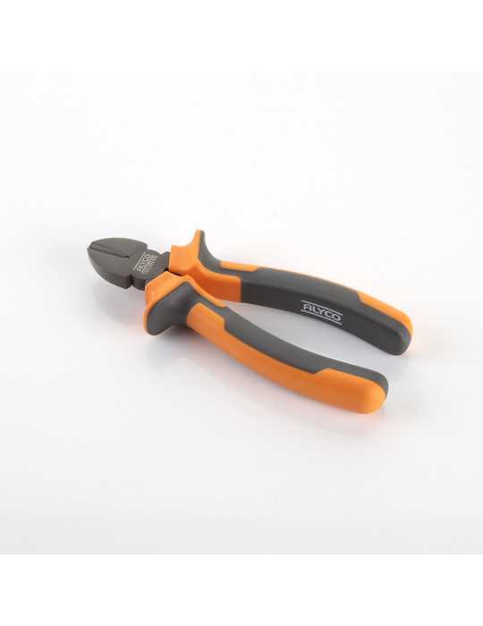 Alicate teflonado de corte diagonal 180 mm ALYCO ORANGE