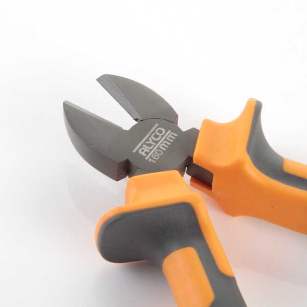 Alicate teflonado de corte diagonal 180 mm ALYCO ORANGE