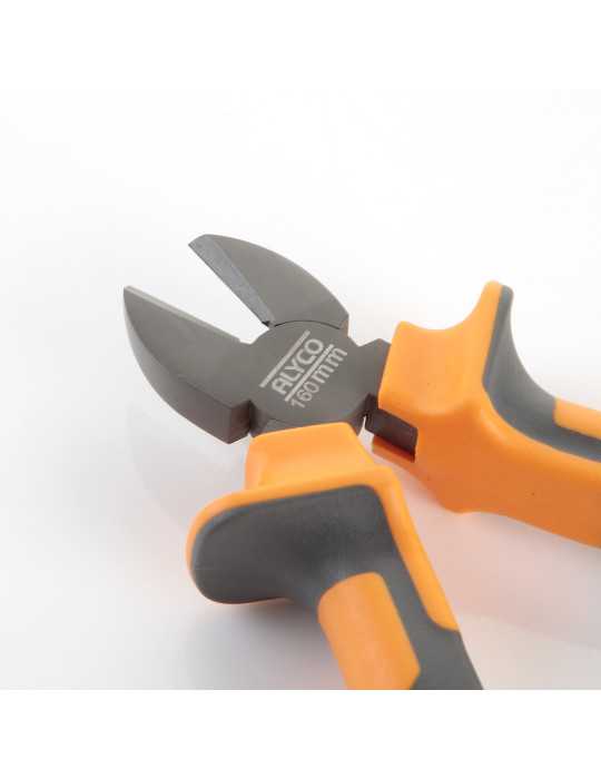 Alicate teflonado de corte diagonal 180 mm ALYCO ORANGE