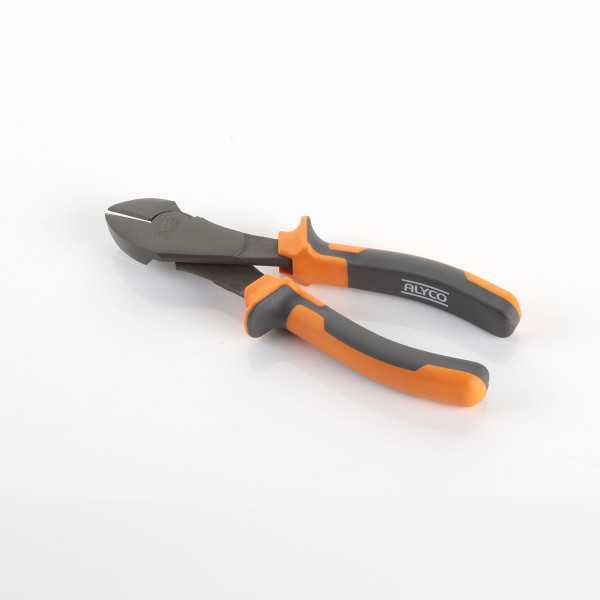 Alicate de corte diagonal reforzado teflonado 180 mm ALYCO ORANGE