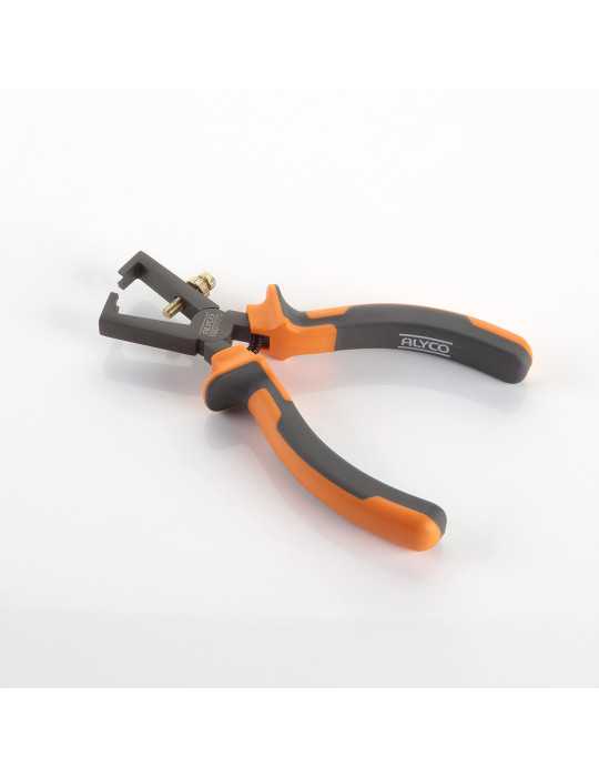 Alicate pelacables teflonado 160 mm ALYCO ORANGE