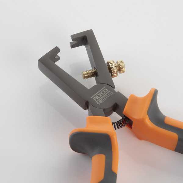 Alicate pelacables teflonado 160 mm ALYCO ORANGE