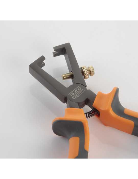Alicate pelacables teflonado 160 mm ALYCO ORANGE