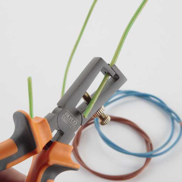 Alicate pelacables teflonado 160 mm ALYCO ORANGE