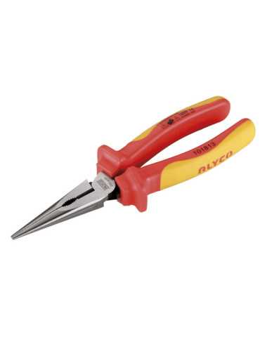 Alicate de bocas semiredondas con corte aislado VDE de alta potencia 160 mm ALYCO