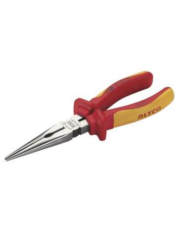 Alicate de puntas semiredondas con corte aislado VDE 160 mm ALYCO
