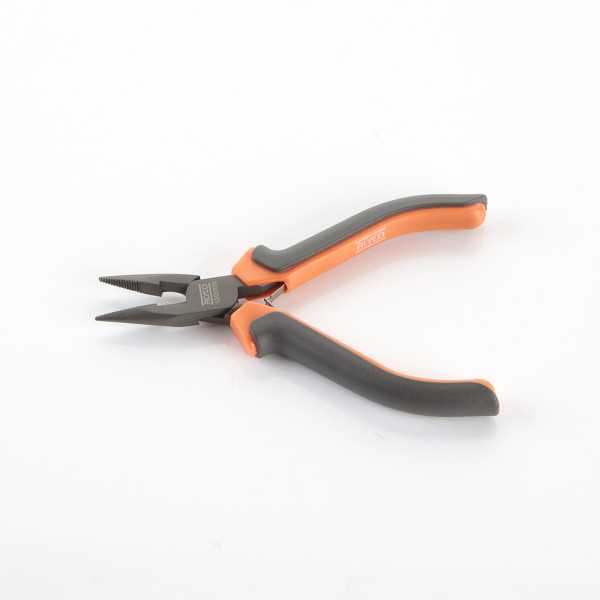 Minialicate de precisión teflonado de bocas semiredondas con corte 130 mm ALYCO ORANGE