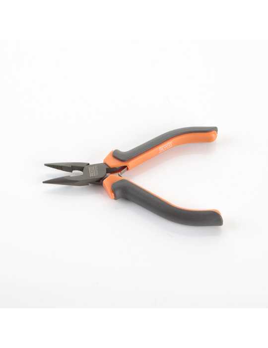 Minialicate de precisión teflonado de bocas semiredondas con corte 130 mm ALYCO ORANGE