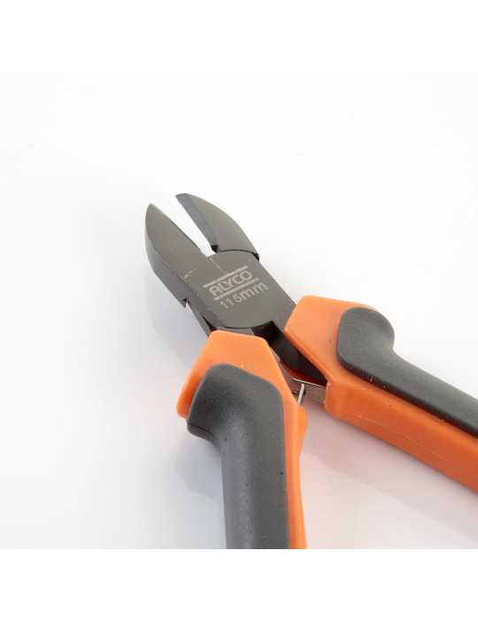 Minialicate de precisión teflonado de corte diagonal 115 mm ALYCO ORANGE