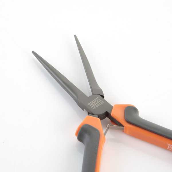 Minialicate de precisión de bocas semiredondas 150 mm ALYCO ORANGE