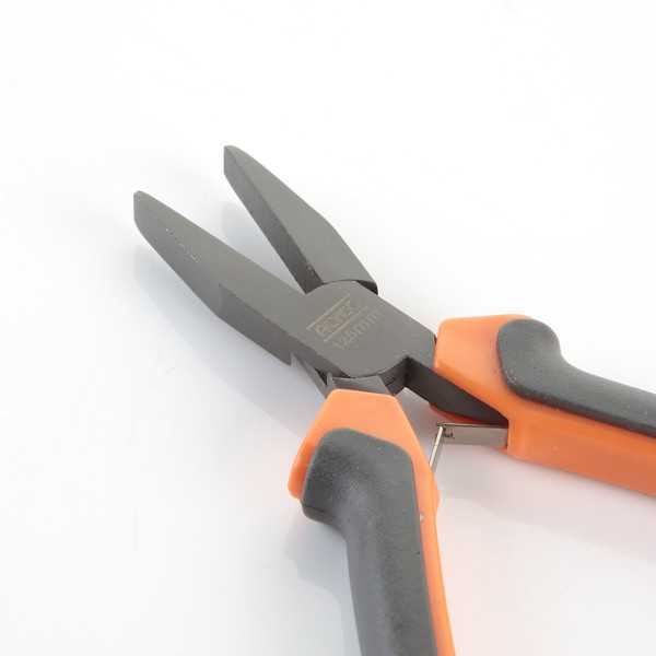 Minialicate de precisión teflonado de bocas planas 125 mm ALYCO ORANGE