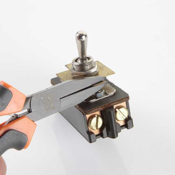 Minialicate de precisión teflonado de bocas planas 125 mm ALYCO ORANGE