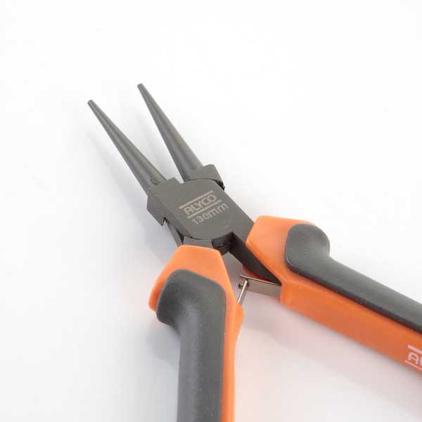 Minialicate de precisión teflonado de bocas redondas 120 mm ALYCO ORANGE