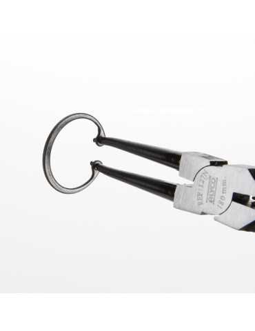 Alicate Seeger de boca recta para arandelas interiores 180 mm ALYCO 2