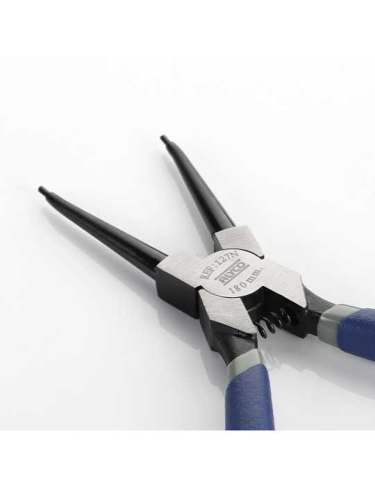 Alicate Seeger de boca recta para arandelas interiores 180 mm ALYCO